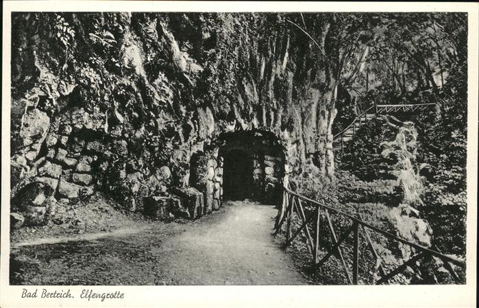 Hoehlen Caves Grottes Bad Bertrich Elfengrotte