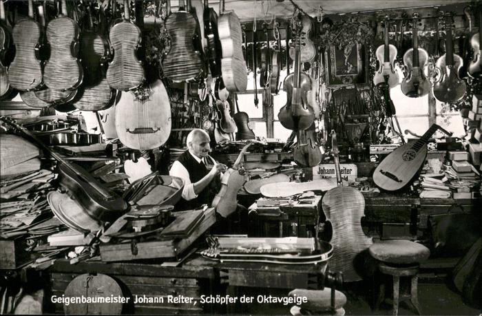 Geige Geigenbaumeister Johann Reiter Oktavgei