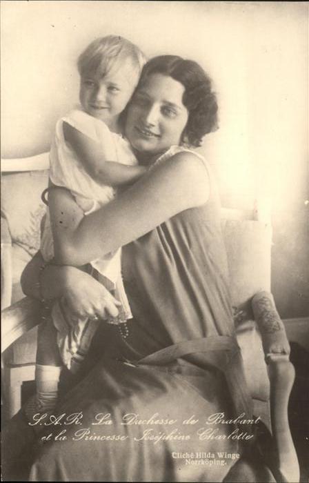 Adel Belgien Duchesse de Brabant Princesse Josephine