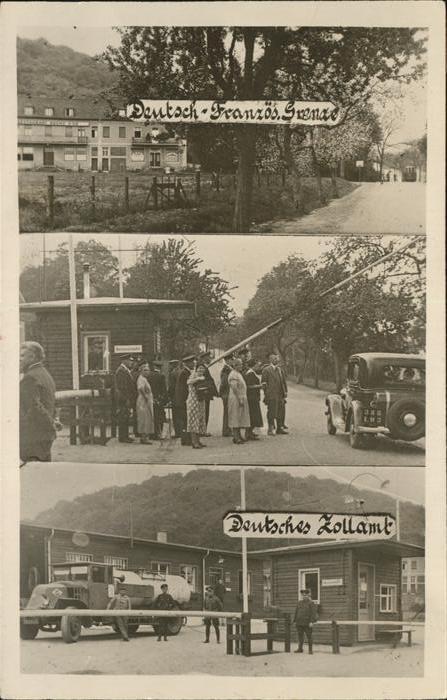 Zoll Grenze Douane Deutschland Frankreich Grenze Zollamt