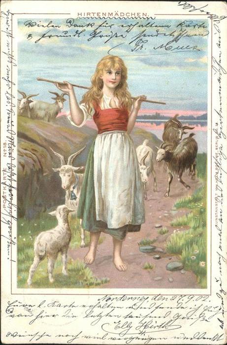 Hirte Hirtenmädchen