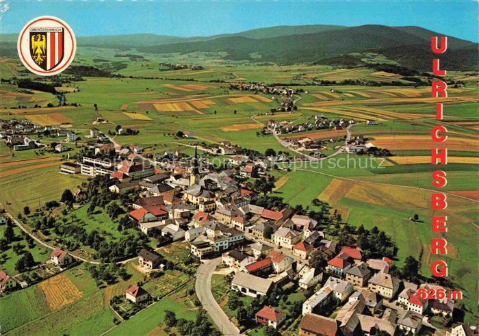 Ulrichsberg Muehlviertel Oberoesterreich AT Fliegeraufnahme