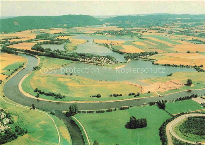 PORTA WESTFALICA NRW Grosser Weserbogen Fliegeraufnahme