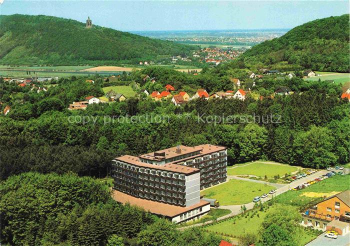 PORTA WESTFALICA NRW Sanatorium Fliegeraufnahme