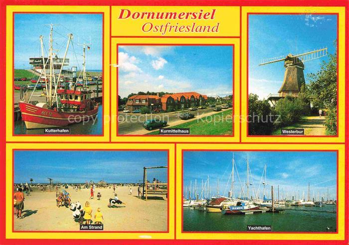 Dornumersiel Dornum Aurich Niedersachsen Kutterhafen Kurmittelhaus Westerbur Str
