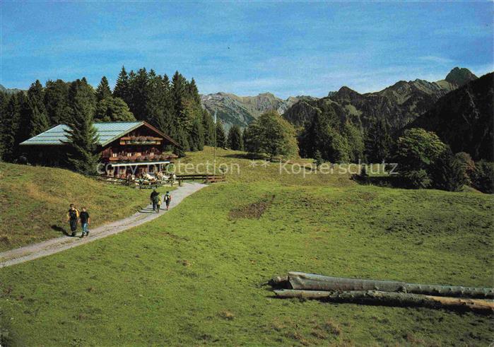 OBERSTDORF Bayern Berggaststaette Hochleite