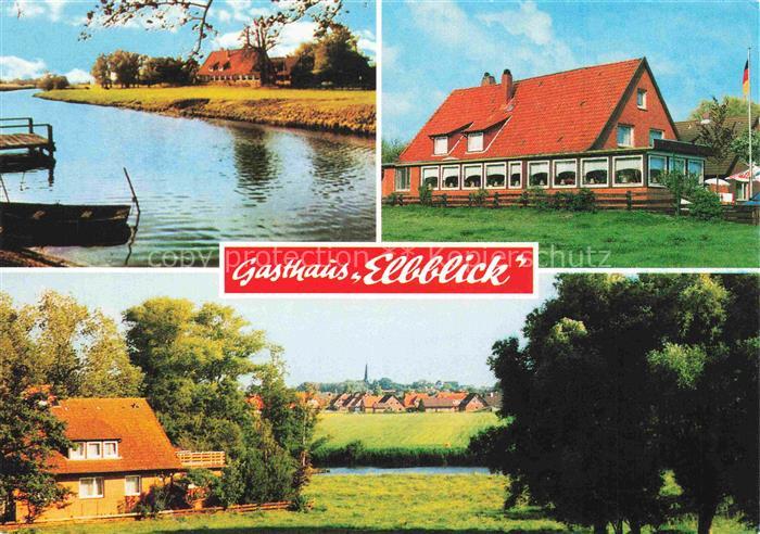 Ottendorf Stade Gasthaus Elbblick an der Elbmuendung