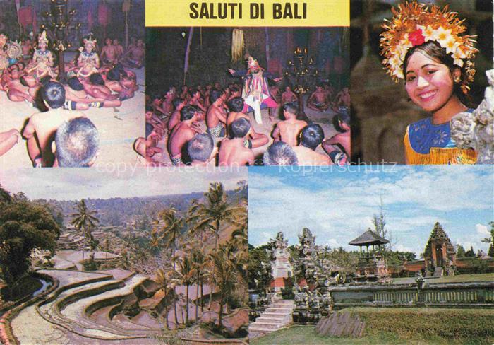 Bali  Indonesia Folklore Teilansichten