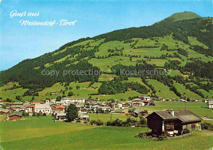 Westendorf  Brixental Tirol AT Panorama mit Hohe Salve