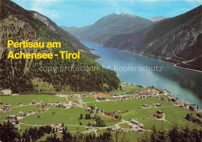 Pertisau Achensee Tirol AT Fliegeraufnahme