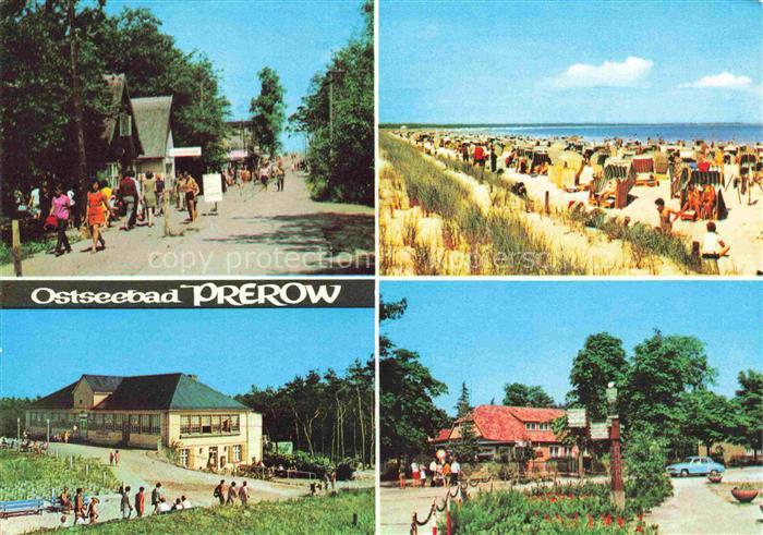 Prerow  Ostseebad Darss Mecklenburg-Vorpommern Strandstrasse Strand Hotels