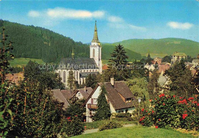 Titisee-Neustadt Hochschwarzwald BW Panorama Kirche