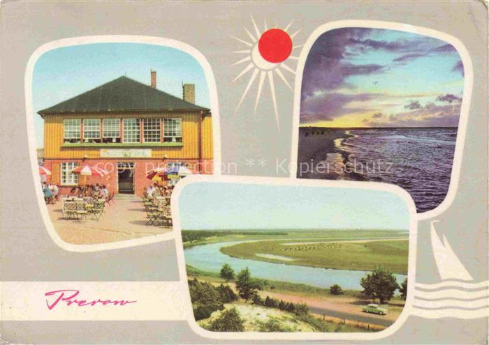 Prerow  Ostseebad Darss Mecklenburg-Vorpommern Strandgaststaette Panorama
