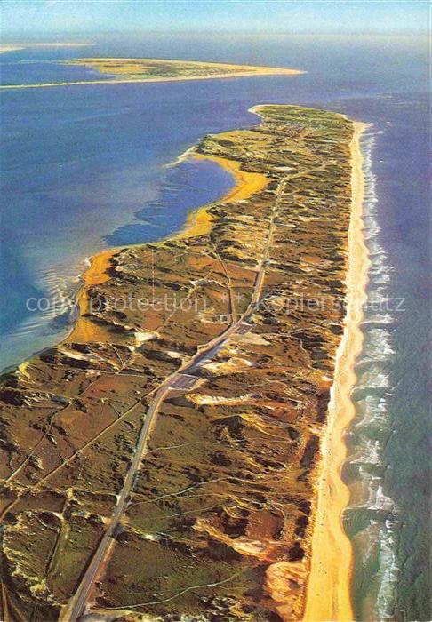 SYLT Insel Schleswig-Holstein Suedteil der Insel Fliegeraufnahme