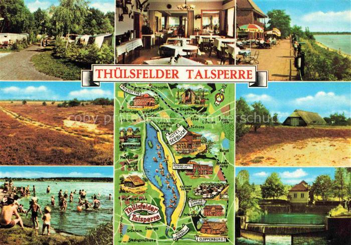 Thuelsfelder Talsperre Cloppenburg Niedersachsen Hotel Seeblick Kaminzimmer Terr