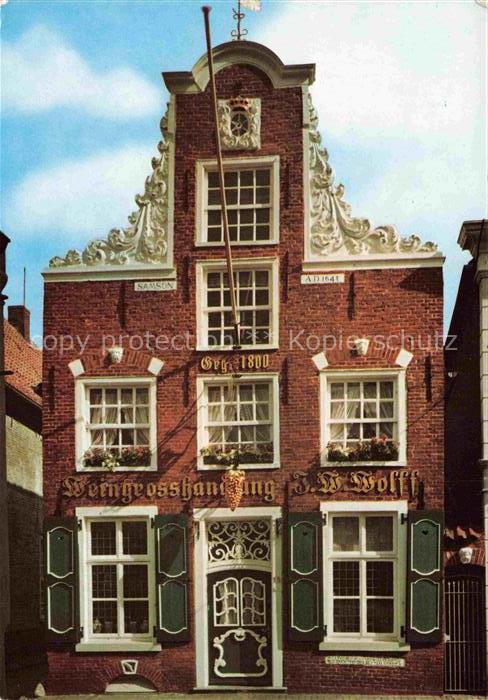 Nierstein Rhein Rheinland-Pfalz Samson Kontor und Weingrosshandlung Wolff