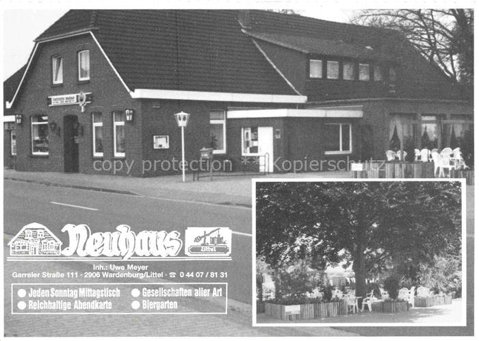 Littel Wardenburg Oldenburg Niedersachsen Gaststaette Restaurant Neuhaus