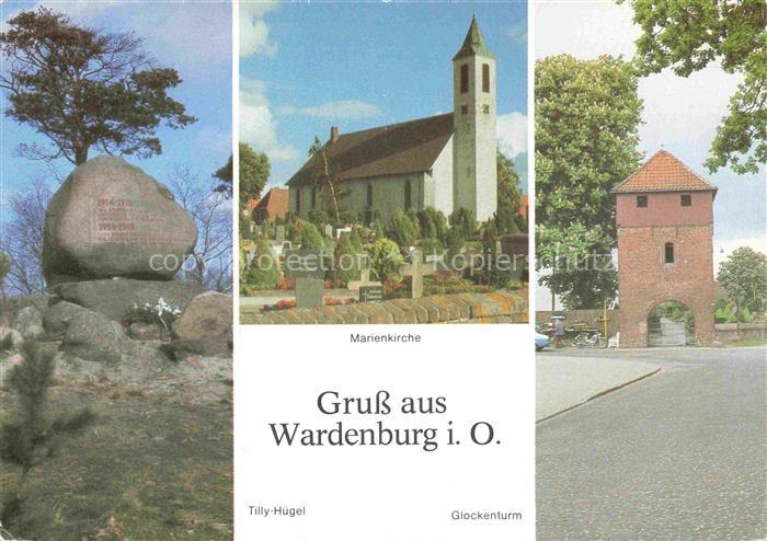 Wardenburg Oldenburg Niedersachsen Tilly Huegel Marienkirche Glockenturm