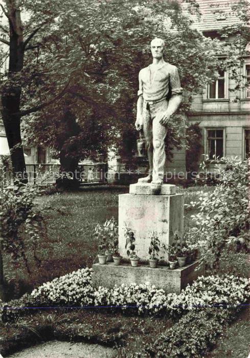 Stassfurt Sachsen-Anhalt Denkmal des Kalikumpels