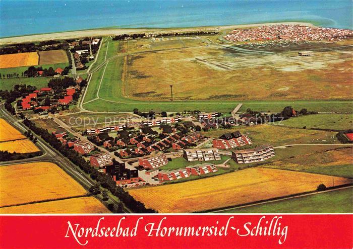 Schillig Horumersiel Nordseebad Friesland Niedersachsen Fliegeraufnahme