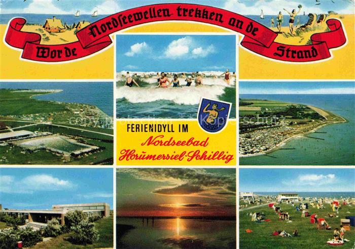 Schillig Horumersiel Nordseebad Friesland Niedersachsen Fliegeraufnahmen Brandun
