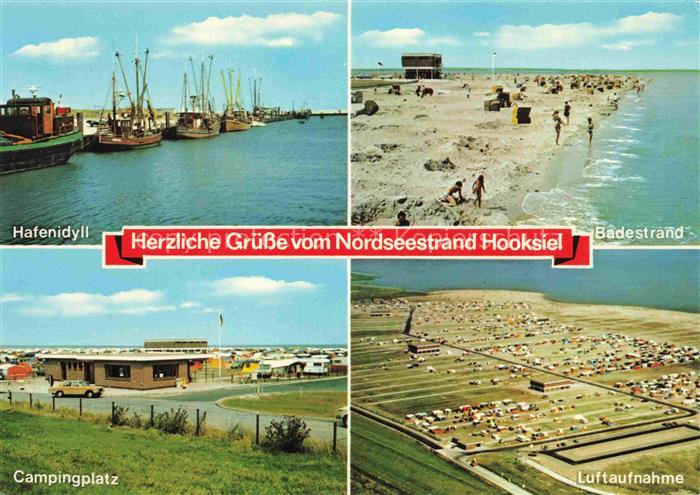 Hooksiel Nordseebad Wangerland Friesland Niedersachsen Hafenidyll Campingplatz B