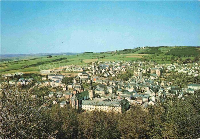 Pruem Eifel Rheinland-Pfalz Fliegeraufnahme