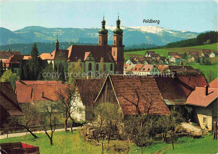 St Peter Schwarzwald Kirche mit Feldbergblick