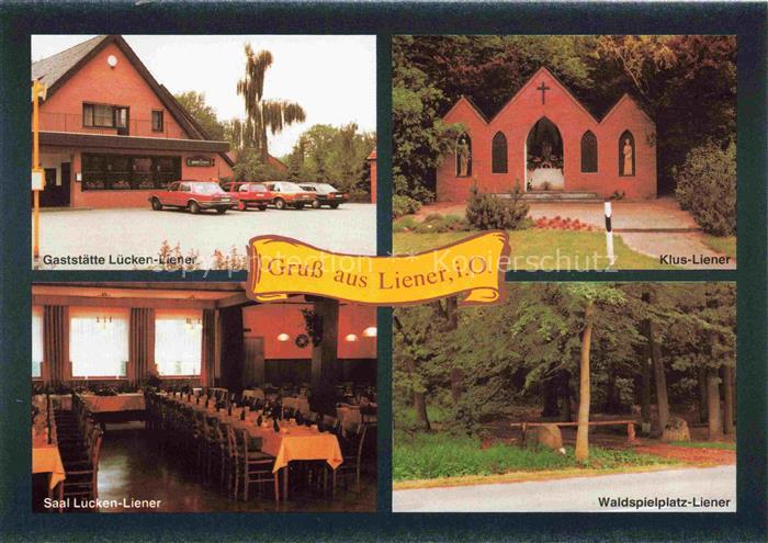 Liener Lindern Oldenburg Niedersachsen Gaststaette Luecken Liener Klus Saal Luec