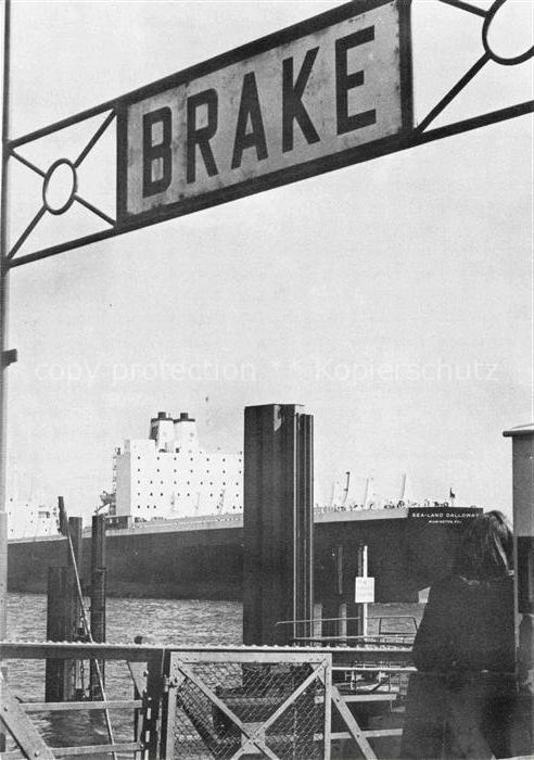BRAKE  Unterweser Wesermarsch Niedersachsen Hafenpartie
