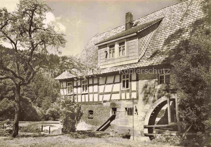 Biberau Schleusegrund Hildburghausen Thueringen Muehle im Bibergrund