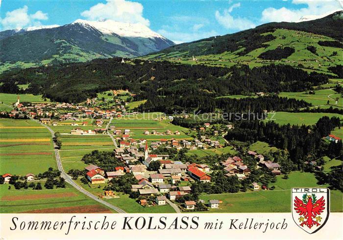 Kolsass Innsbruck Tirol AT Fliegeraufnahme mit Kellerjoch