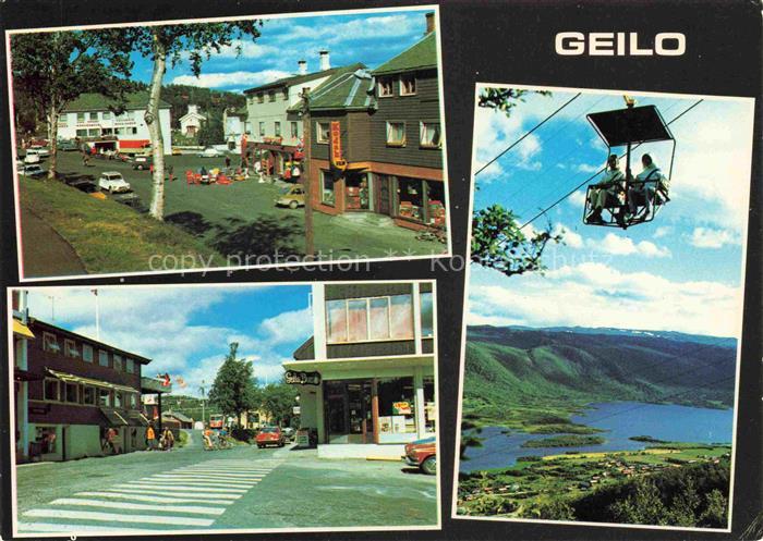 Geilo Norge Ortspartien Sesselbahn