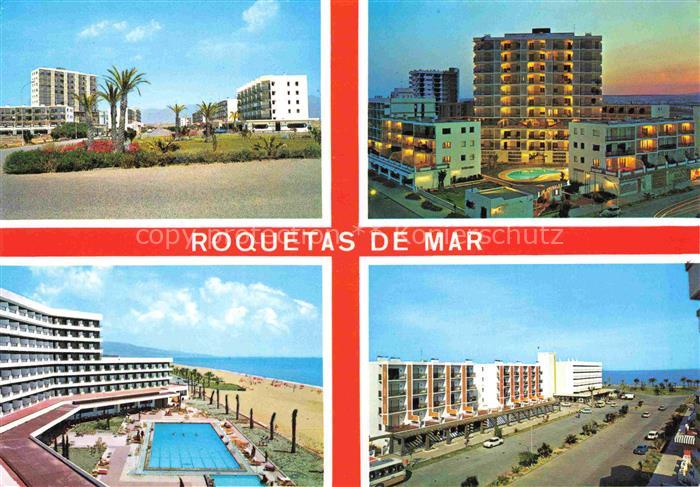 Roquetas de Mar Costa de Almeria ES Hochhaeuser Hotels Freibad