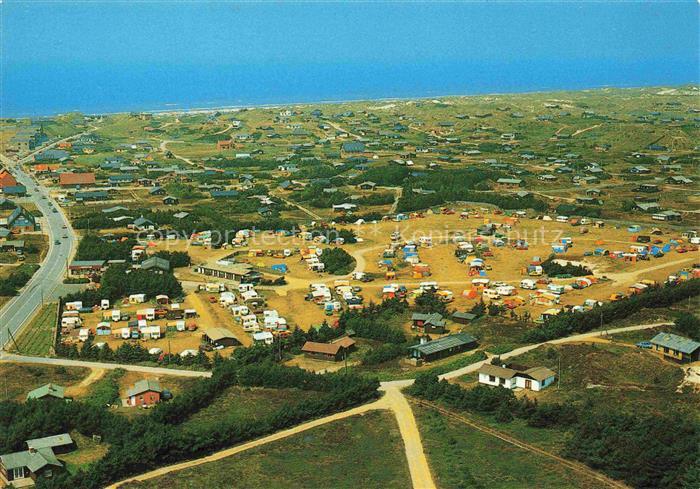 Henne Strand DK Fliegeraufnahme