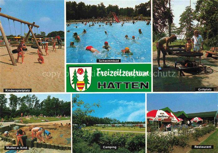 Hatten Oldenburg Freizeitzentrum Kinderspielplatz Schwimmbad Grillplatz Mutter u