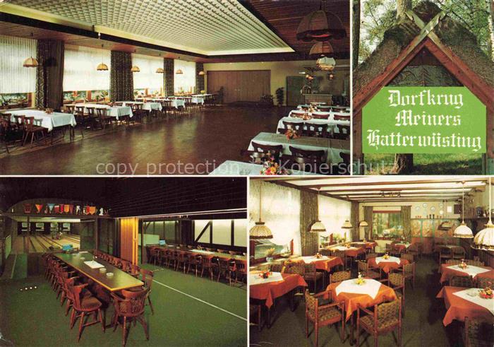 Hatterwuesting Hatten Oldenburg Niedersachsen Dorfkrug Meiners Festsaal Kegelbah