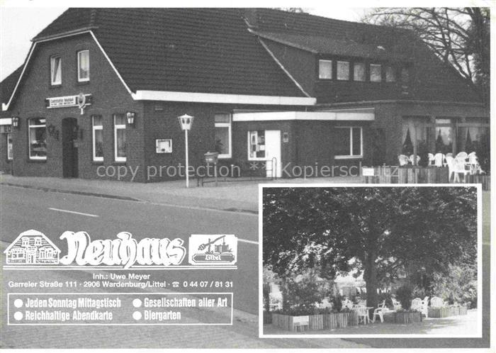Littel Wardenburg Oldenburg Niedersachsen Gaststaette Restaurant Neuhaus Kaffeeg