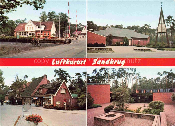 Sandkrug Oldenburg Hatten Niedersachsen Hotel Kirche Dorfladen