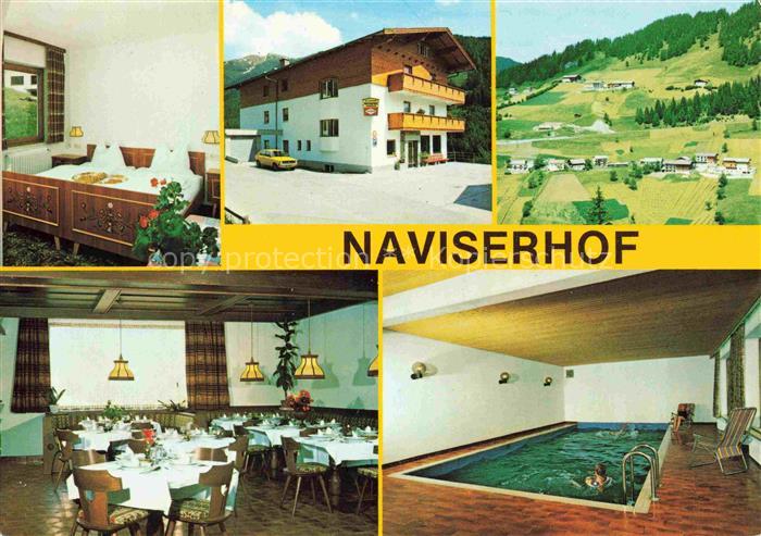 Navis Tirol AT Gasthaus Pension Naviserhof Gastraum Panorama Hallenbad