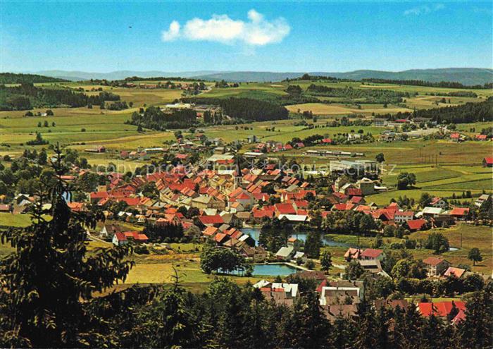 Schoensee Oberpfalz Schwandorf Bayern Blick vom Magdalenenfelsen