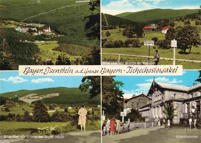 Bayerisch Eisenstein REGEN Bayern Panorama Grenzblick am Bahnhof Grenze bei Baye