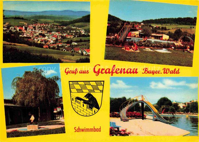 Grafenau Niederbayern Bayerischer Wald Bayern Panorama Park Schwimmbad