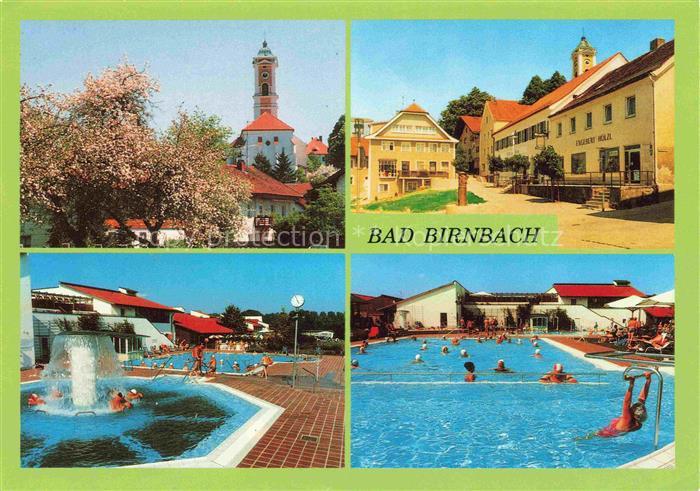 Bad Birnbach Rottal-Inn Bayerrn Kirche Ortspartie Thermalquelle Schwimmbad