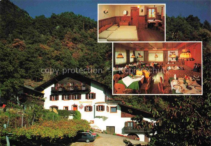 Algund Lagundo Merano Suedtirol IT Blumenthalerhof Zimmer Gastraum