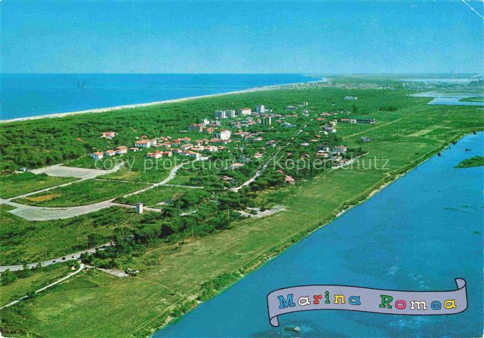 Marina Romea Ravenna Emilia-Romagna IT Fliegeraufnahme