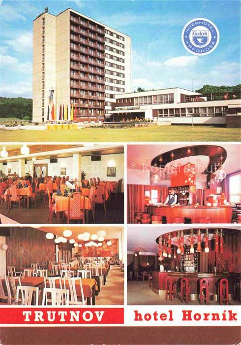 Trutnov Trautenau CZ Interhotel Krkonose Hotel Hornik Speisesaal Bar