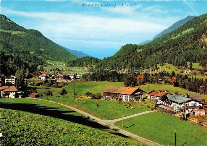 Niederndorf Tirol AT Fliegeraufnahme mit Wildbichl