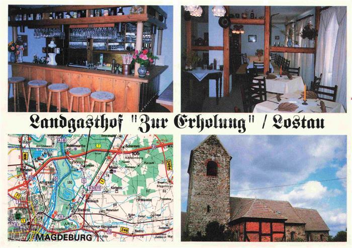 Lostau Jerichower Land Sachsen-Anhalt Landgasthof Zur Erholung Bar Gaststube Ev