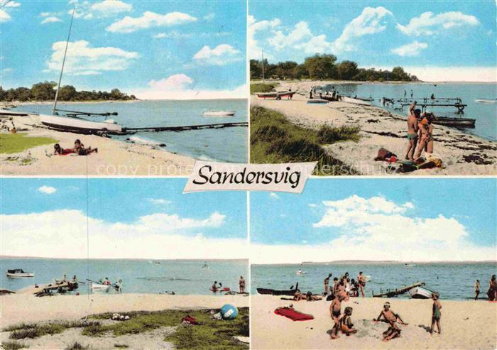 Sandersvig (Camping) Haderslev Hadersleben DK Strandpartien Camping